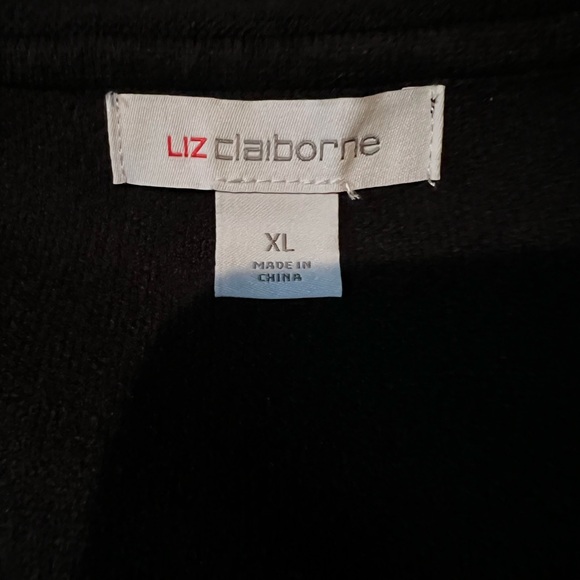 Liz Claiborne Cowl Neck Long Sleeve Chevron Pullover Sweater. Size XL - Picture 3 of 3
